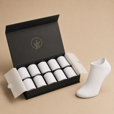 EkoRitual® Korta Bambu Strumpor 5-pack
