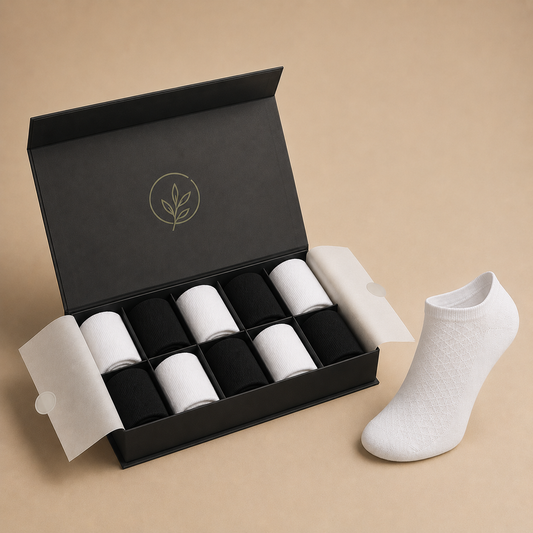 EkoRitual® Korta Bambu Strumpor 5-pack