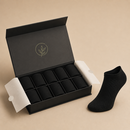 EkoRitual® Korta Bambu Strumpor 5-pack