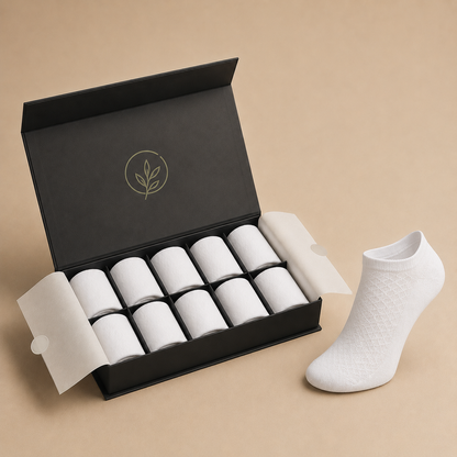 EkoRitual® Korta Bambu Strumpor 5-pack
